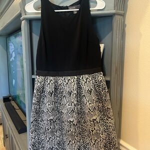 Donna Ricco Black Dress with Subtle Sheen